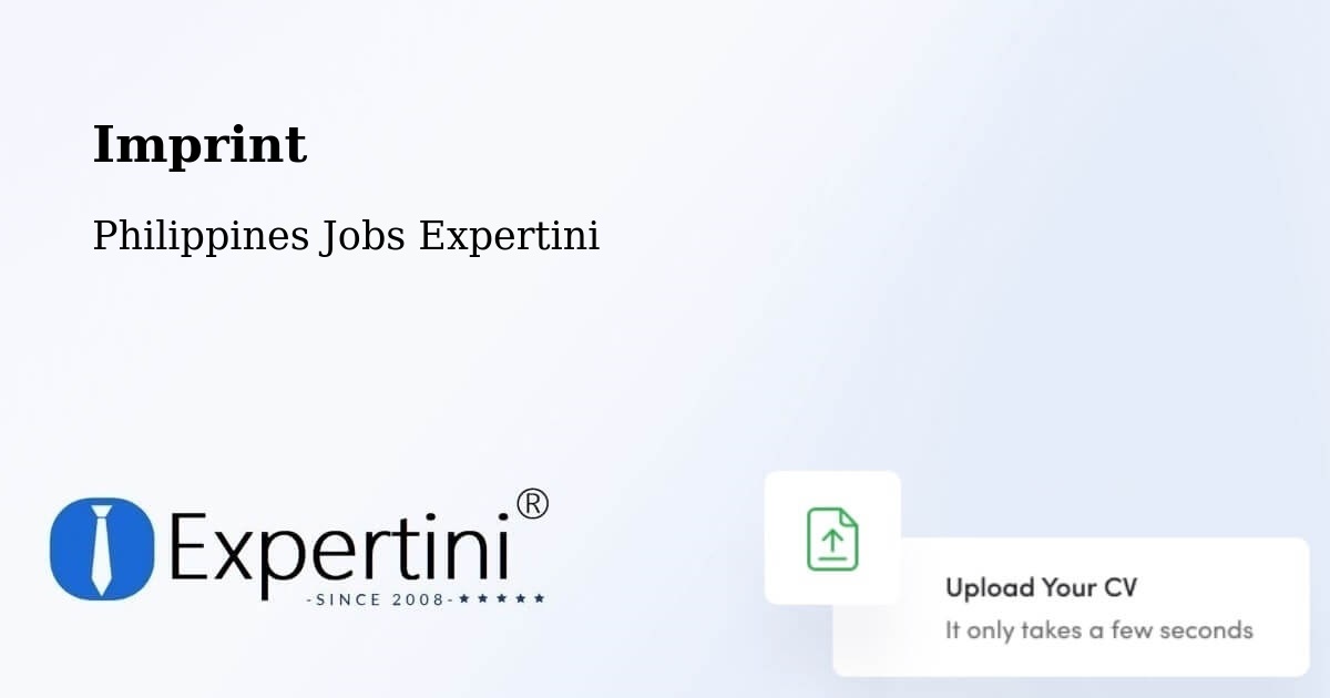 Imprint – Morong - Philippines Jobs Expertini