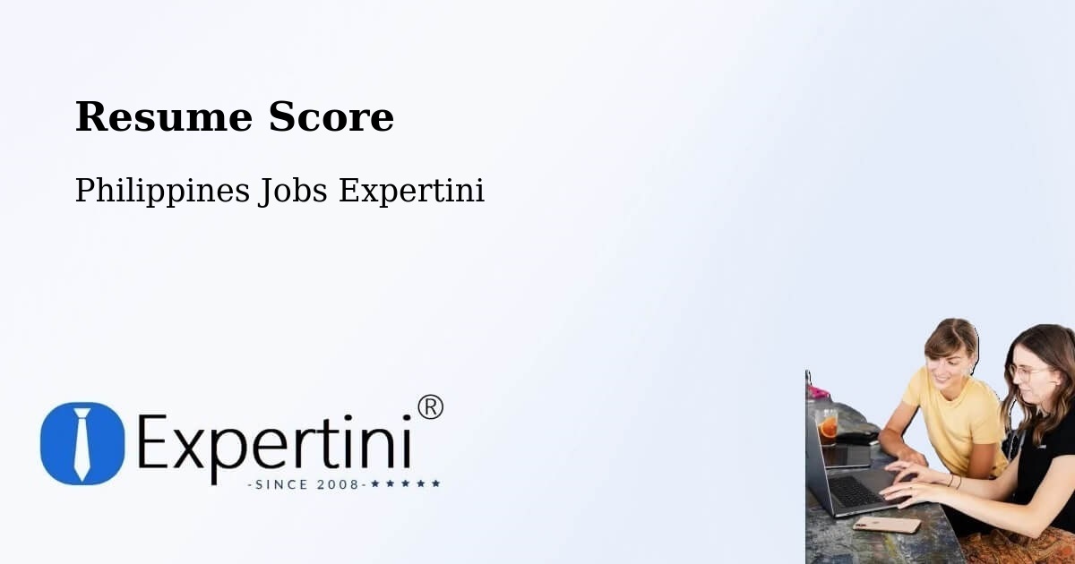 Resume Score & Job Description Match Tool – Morong - Philippines Jobs Expertini