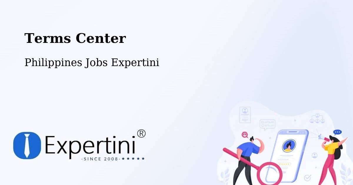 Terms of Service – Morong - Philippines Jobs Expertini